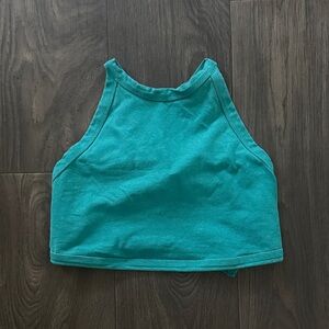 Prana Teal Sleeveless Halter Neck Tank Top XS